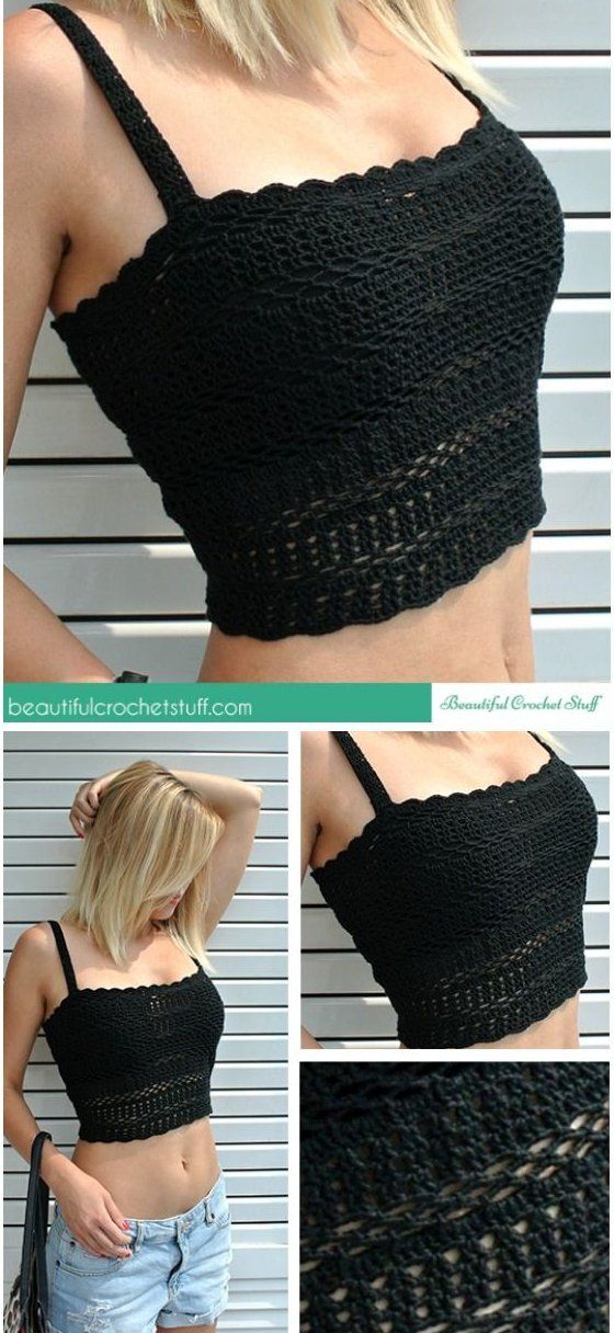 crochet tops free patterns summer
