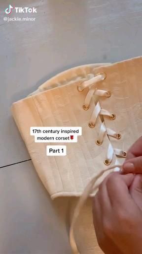 Corset sewing