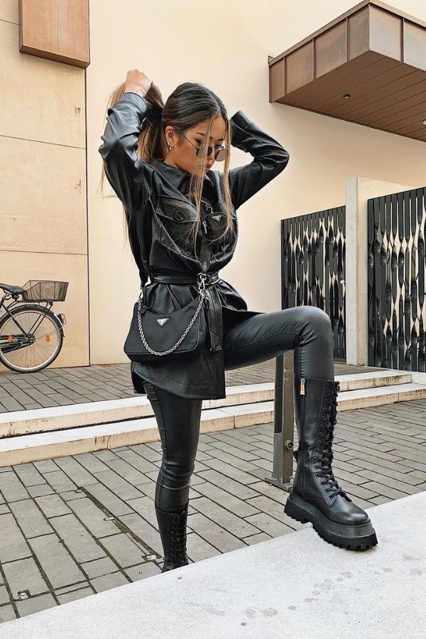 15+ Cute Ways to Wear Combat Boots that You Must Try [Fall Transition Outfits]