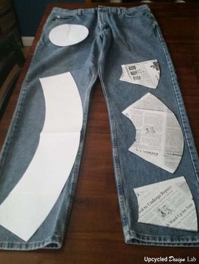Men's Jeans to Wide Brim Hat with Faux Oil Cloth Finish