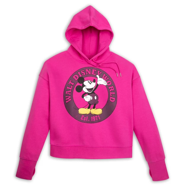 Mickey Mouse Pullover Hoodie for Women – Walt Disney World – Pink | shopDisney