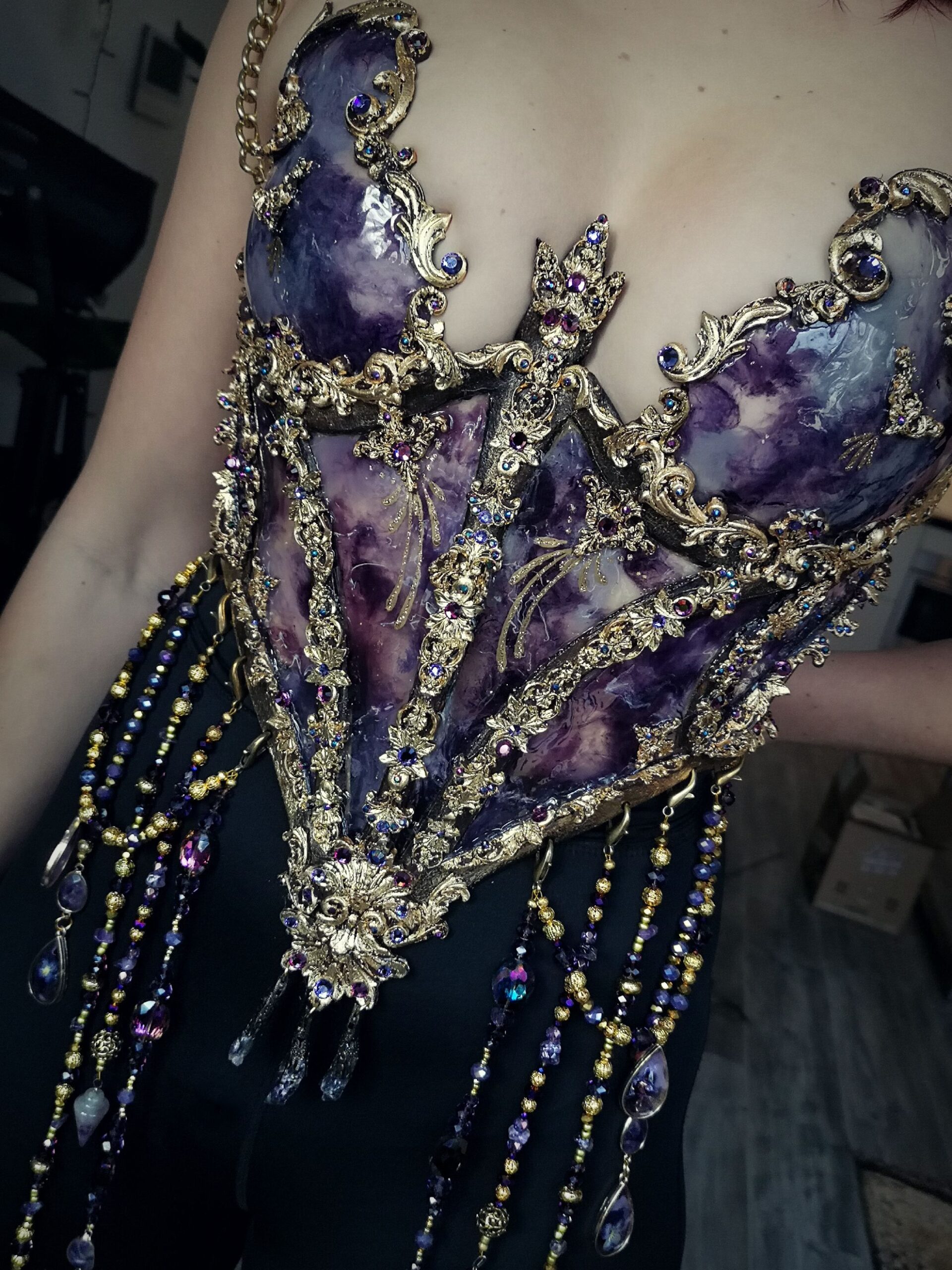 amethyst corset
