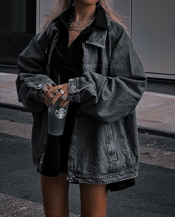 oversized denim jacket