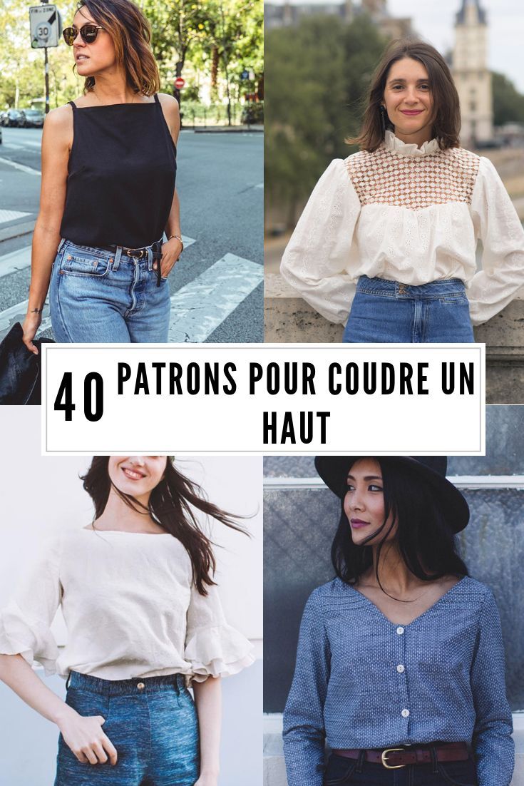 Couture : 30 patrons de hauts