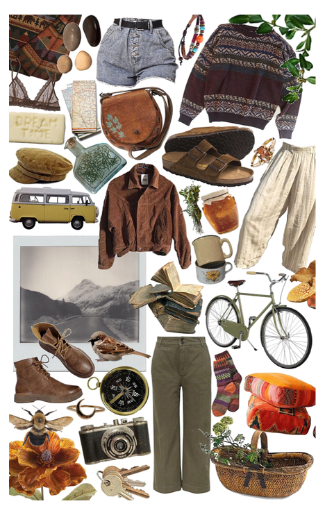 granola girl outfit