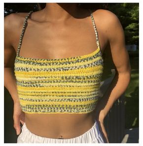 crochet top outfit jeans