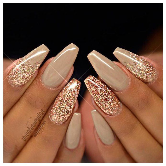 prom nails for red dress