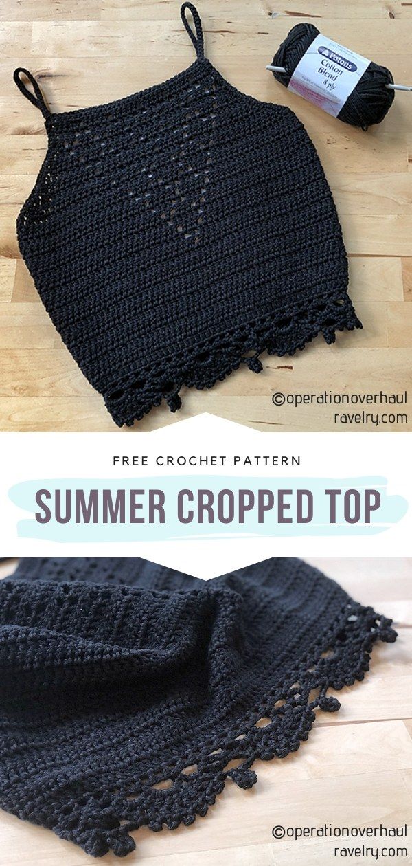How to Crochet Crop Top 'Diamond'