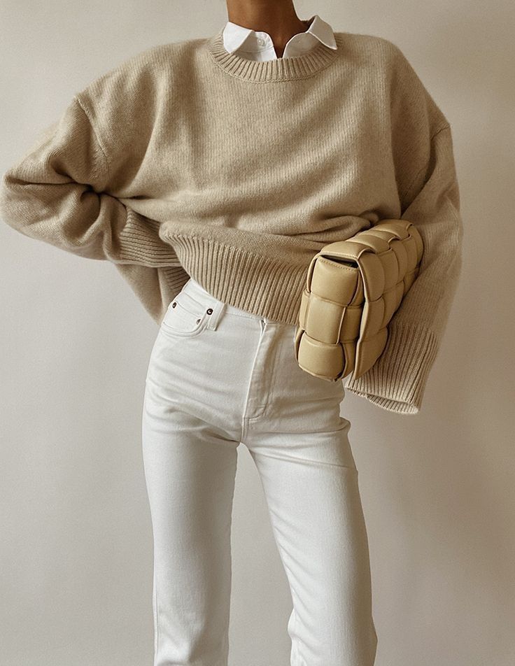 Try the Neutral Preppy Sweater Trend this Fall