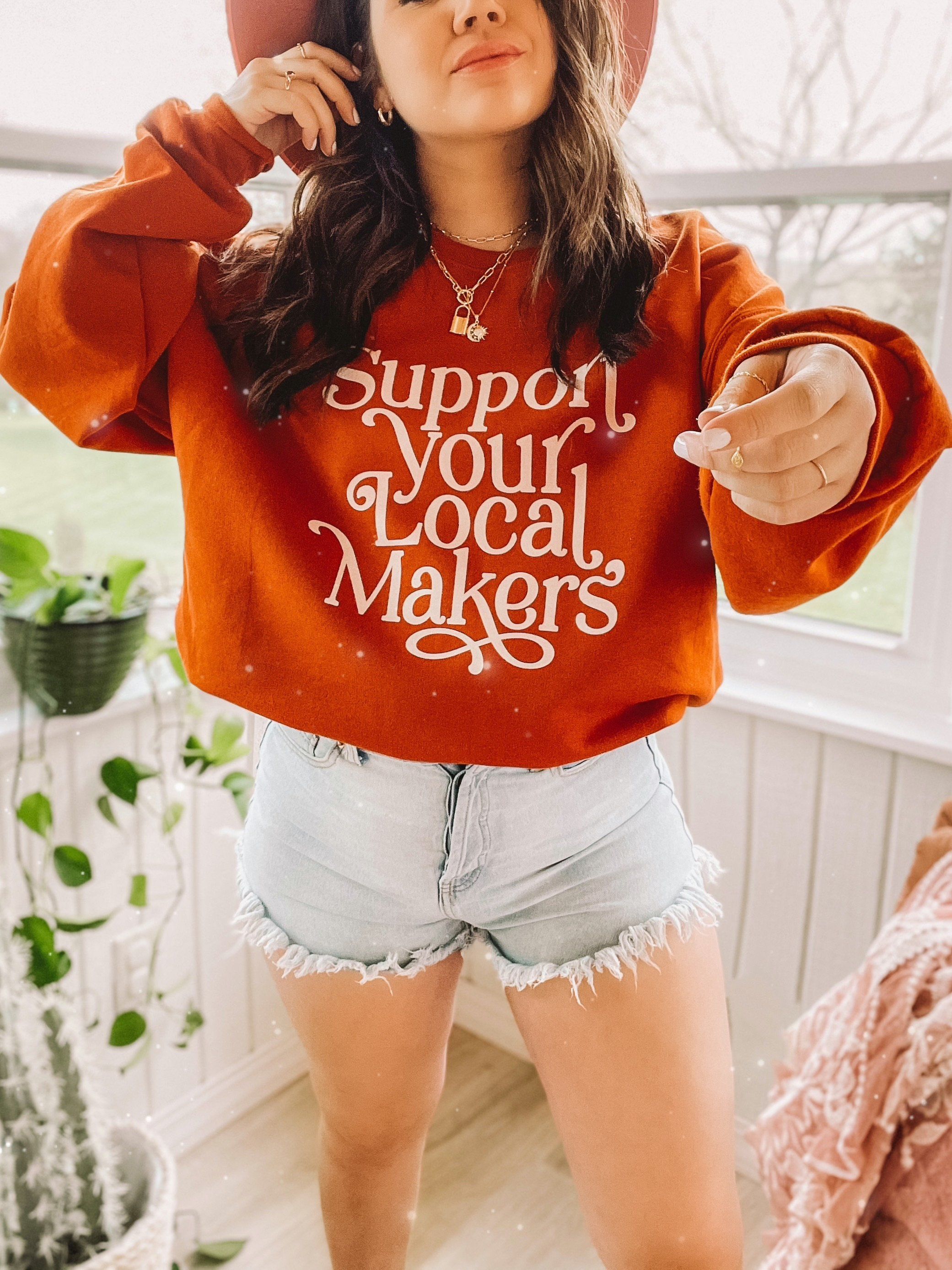Support Your Local Makers Sweatshirt - S/M
