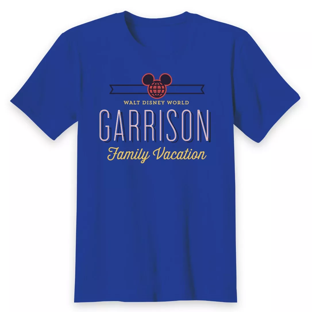 Adults' Walt Disney World Family Vacation T-Shirt – Customized | shopDisney