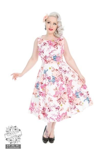 Heavenly Audrey Swing Dress - Pink / 10