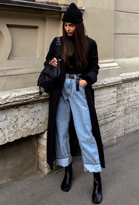 5 tenues avec un jean baggy pour un look élégant à l'automne