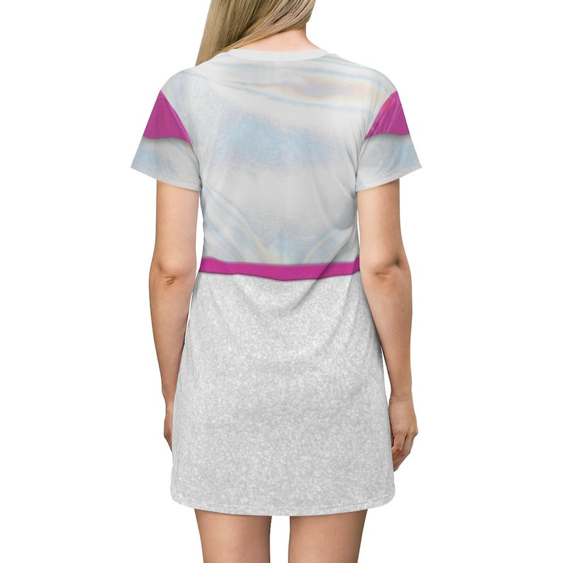 Zenon Costume Zenon Kar Silver Short Sleeve Dress Zenon The | Etsy