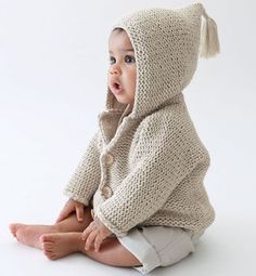 Gilet à capuche layette