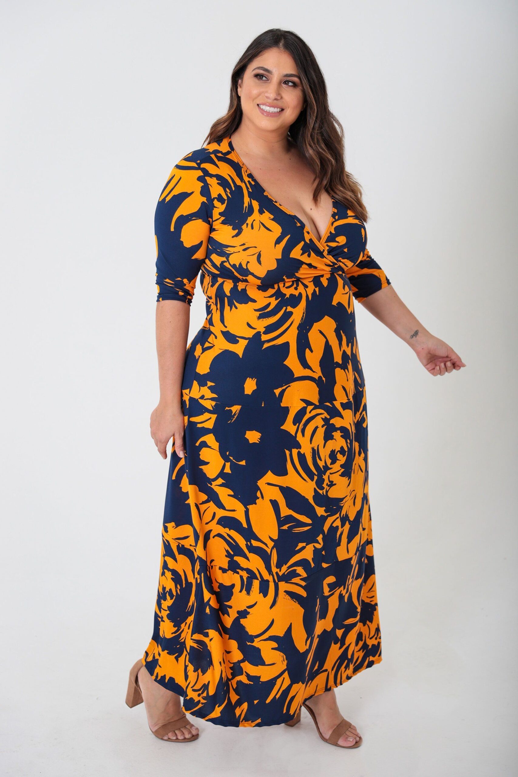 Multi-Color Maxi Dress - 4 | US 26