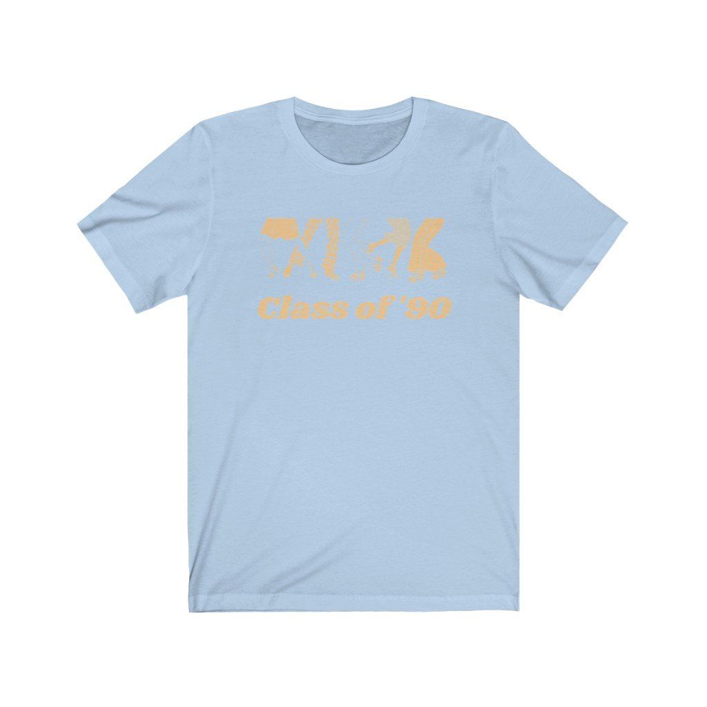 Party Class of '90 Adults T-Shirt - Baby Blue / L