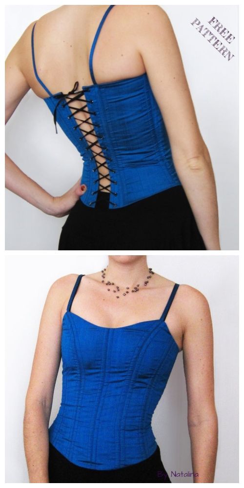 DIY Corset Top Free Sewing Patterns | Fabric Art DIY