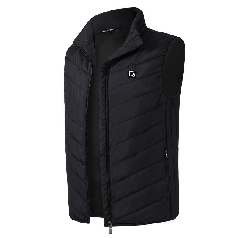 Black 2 Heating Zones Vest With Battery - XXL