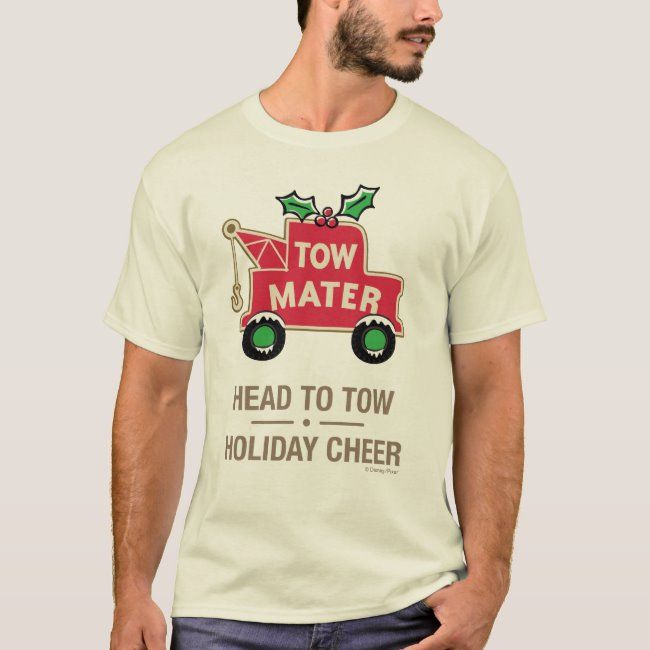 Cars | Head To Tow Holiday Cheer T-Shirt | Zazzle.com