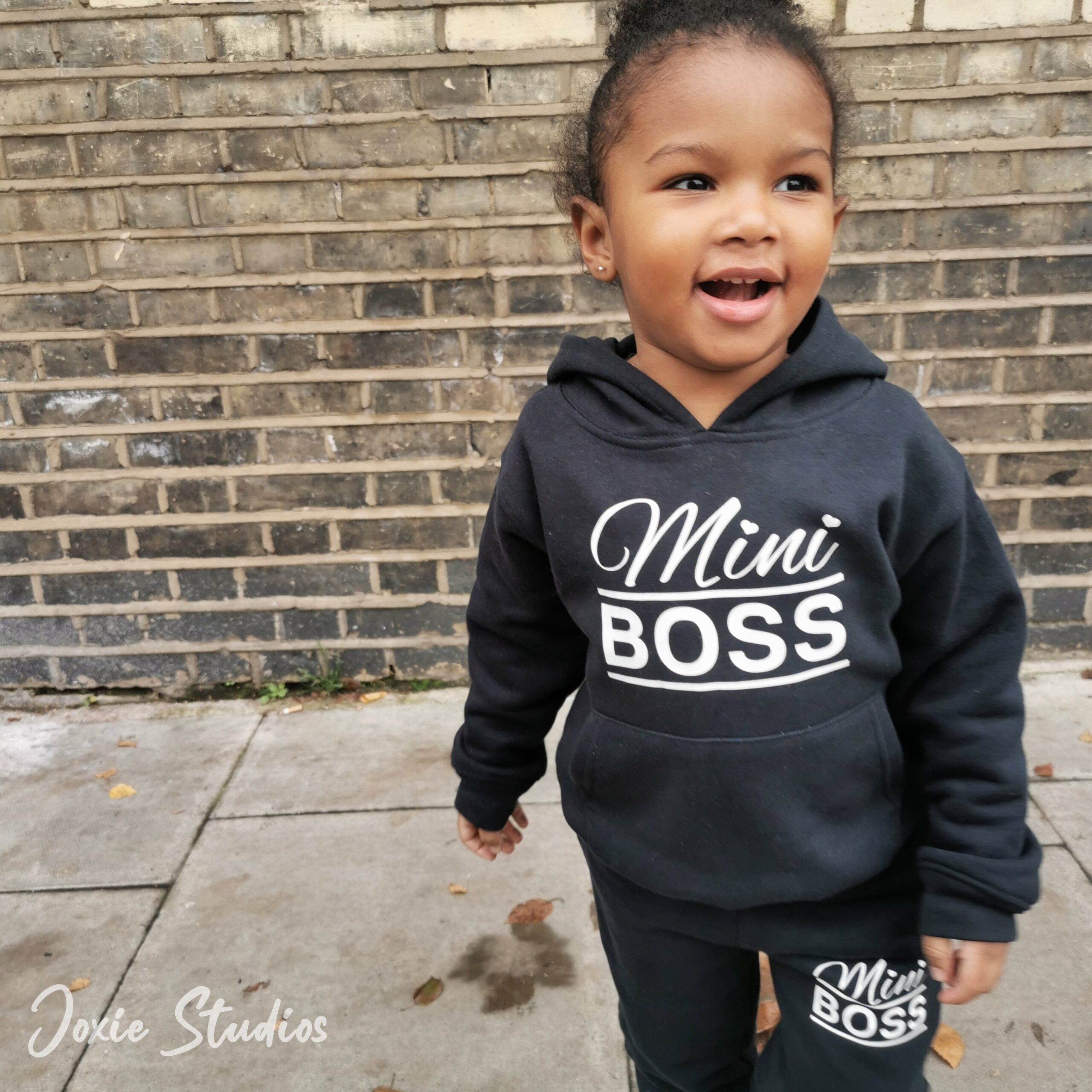 Joxie Mini Boss Tracksuit Set - Mini Boss - Hearts / 4-5yrs