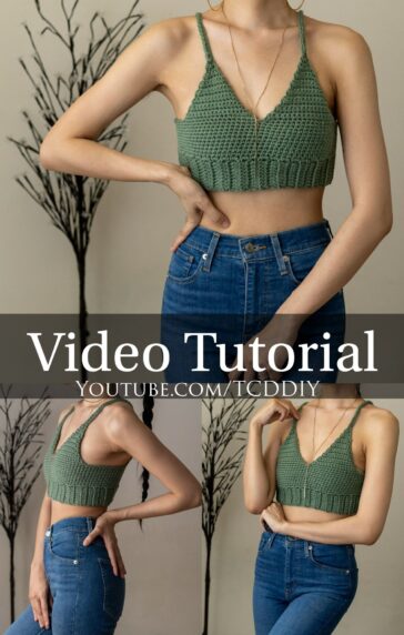 Beginner Friendly Crochet Bralette Tutorial