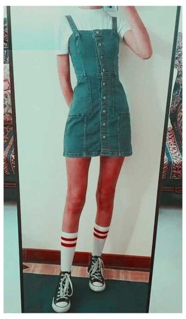 cute overalls aesthetic