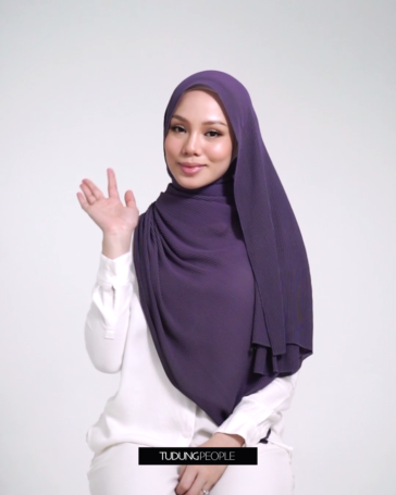 Naura Pleated hijab tutorial