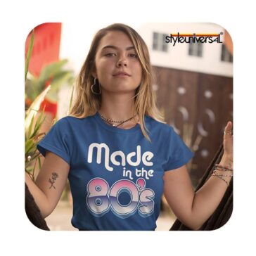 Cute Tee for 80s birthday.