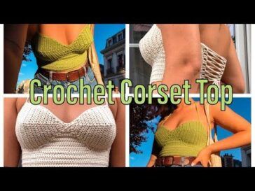 Joining method for CROCHET CORSET TOP by Mermaidsyarns BUSTIER DIY